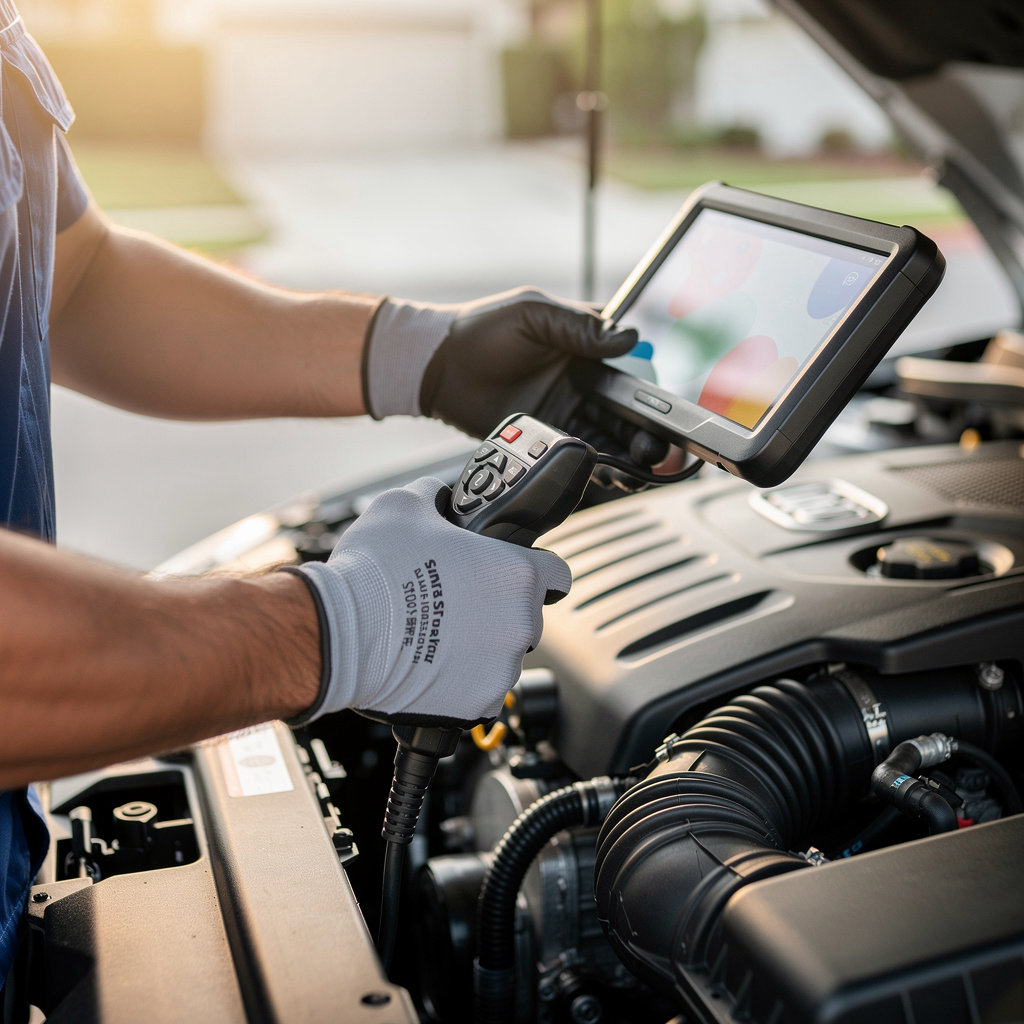 Sam's Auto Doctor Mobile Mechanic providing convenient on-site auto repair service in La Mesa, CA